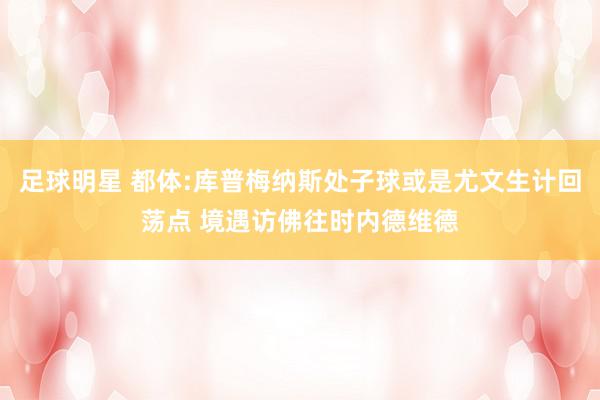 足球明星 都体:库普梅纳斯处子球或是尤文生计回荡点 境遇访佛往时内德维德