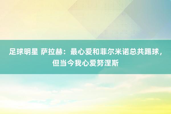 足球明星 萨拉赫：最心爱和菲尔米诺总共踢球，但当今我心爱努涅斯